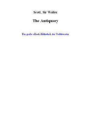 [Waverley Novels 03] • The Antiquary